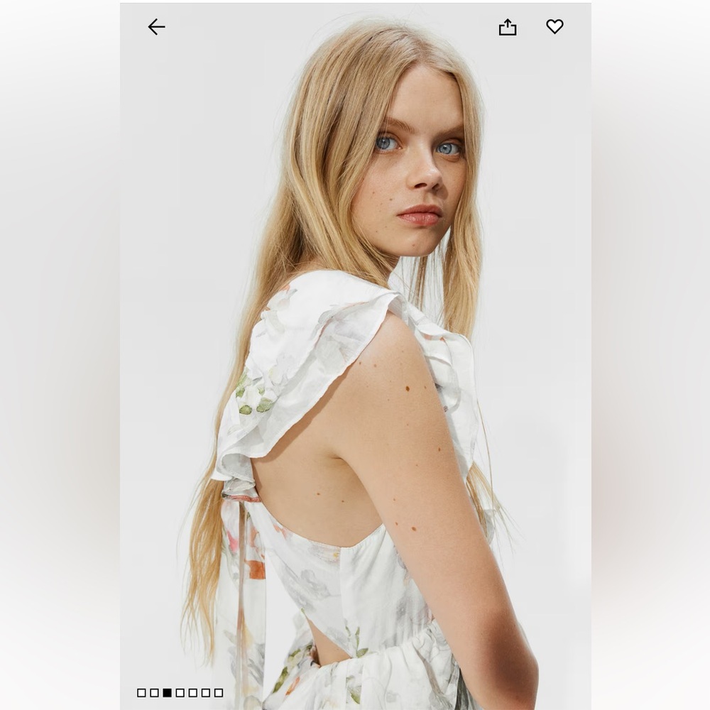 Floral Ruffle Dress - Picture 8 of 13